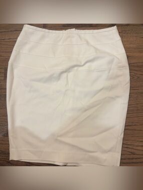 Zara White Pencil Skirt